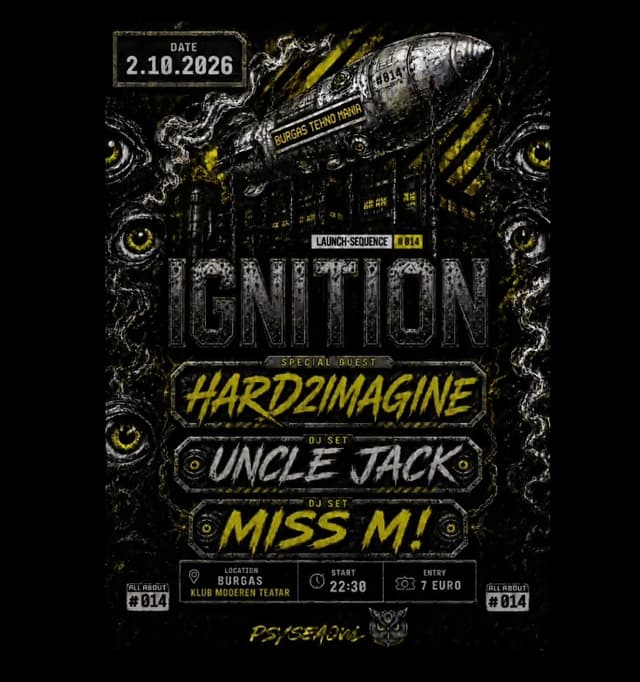 BURGAS — ARE YOU READY FOR THE IMPACT? — плакат