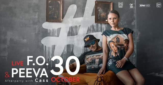 F.O. & PEEVA/Афтърпарти i CASS — плакат